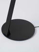 Lusa LED Stehlampe 3000K Champagner, Schwarz Fuß und Ständer in Schwarz, elegantes und modernes Design.