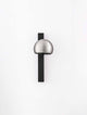 Lusa LED Wandleuchte 3000K in Nickel-Schwarz-Finish, moderne Wandlampe mit eleganter Ausstrahlung.