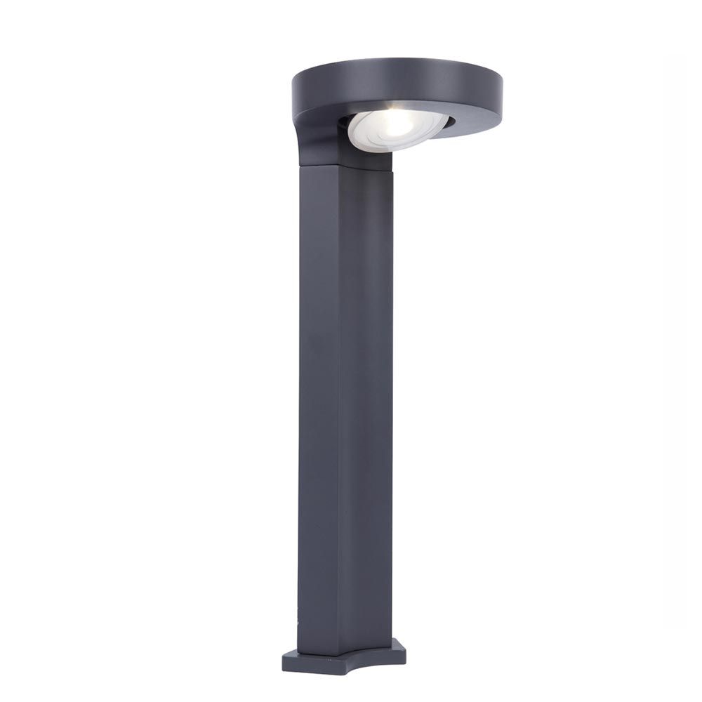 LED Solar Bollard Lamp Diso IP44 Anthracite