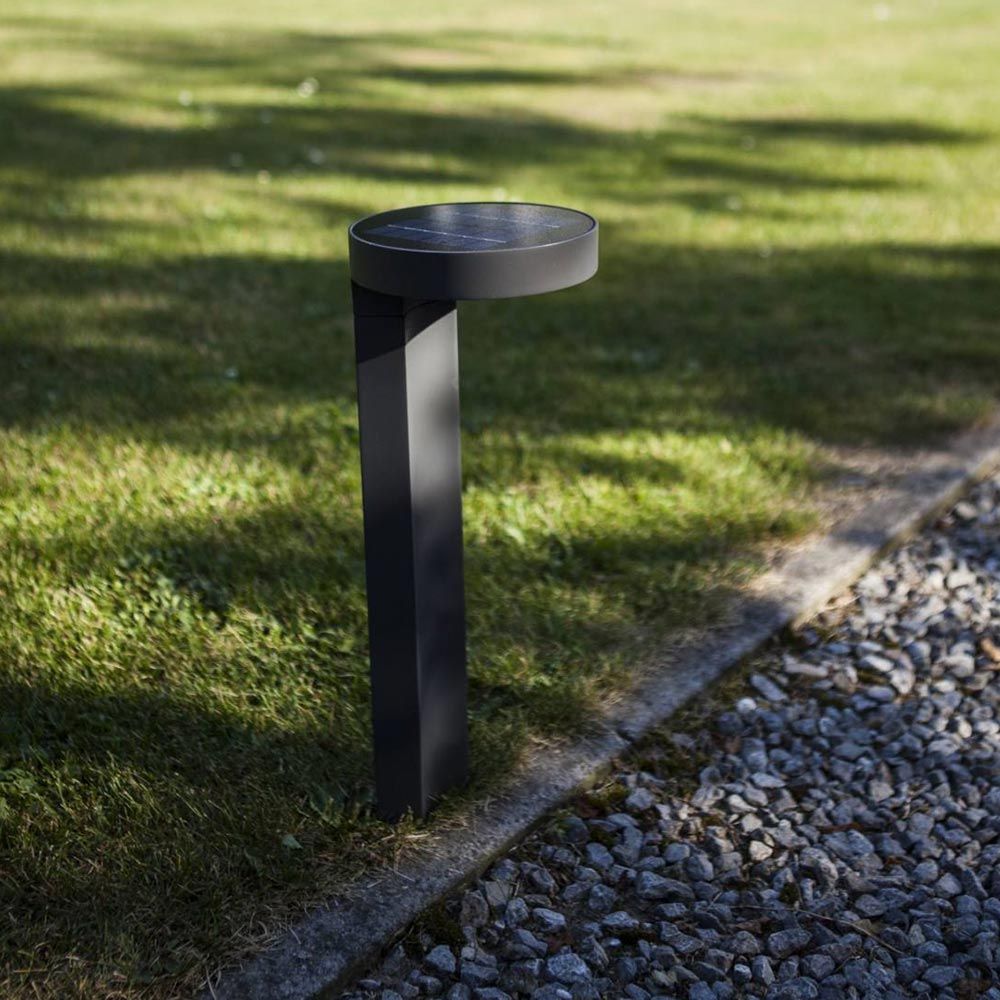 LED Solar Bollard Lamp Diso IP44 Anthracite