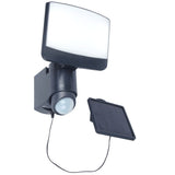 Lutec Sunshine LED outdoor wall light IP44 500lm Black