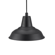 Suspension Lyne avec câble textile noir - élégante lampe suspendue noire pour intérieur moderne.