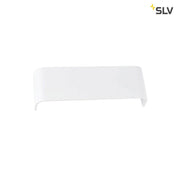 MANA Leuchtenschirm 29 aus Aluminium in Weiß, modernes Design, seitliche Ansicht