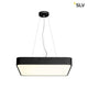 Medo 60 Square LED Deckenleuchte Schwarz 1-10V 3000K moderne Pendelleuchte mit elegantem Design