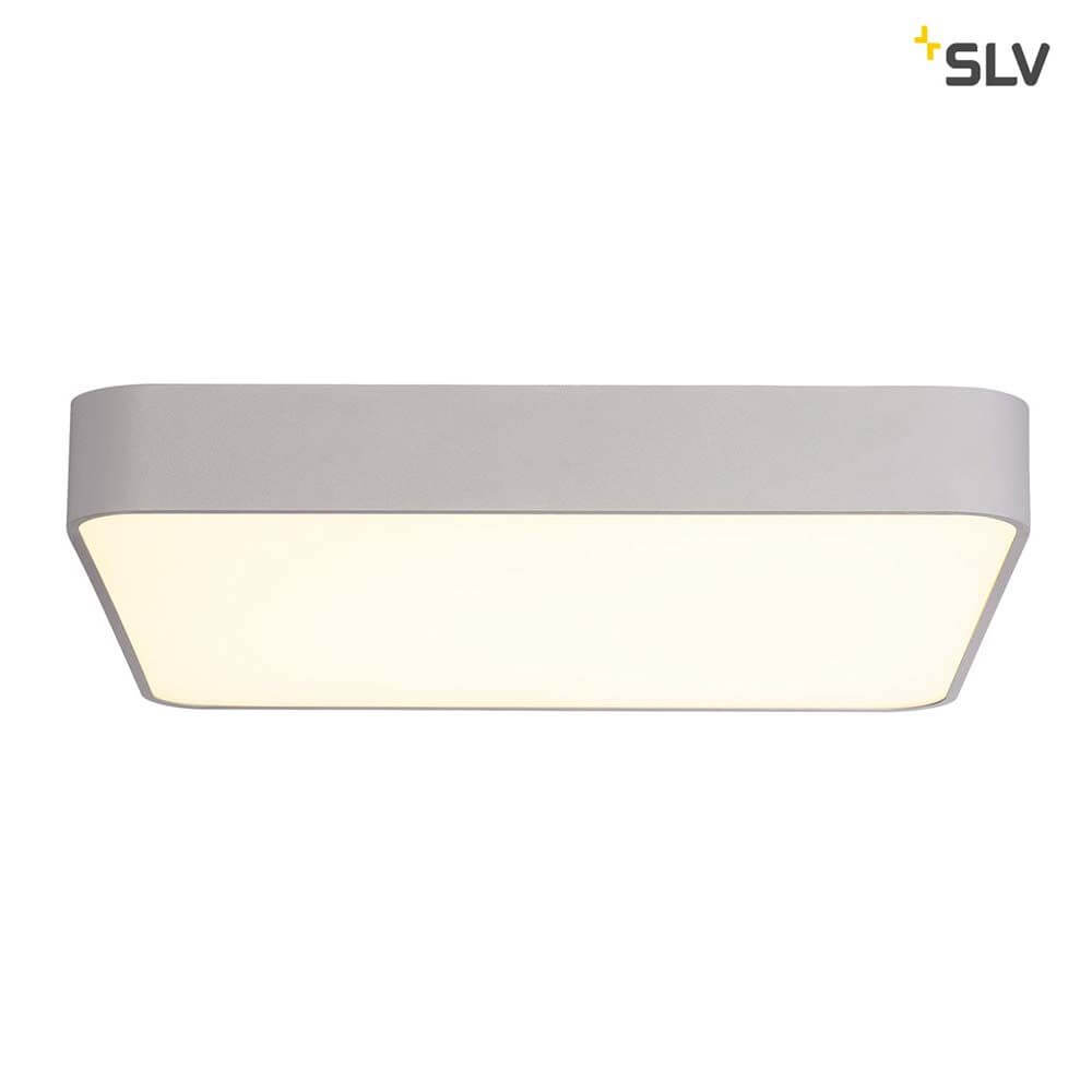 Medo 60 Square LED Deckenleuchte Silbergrau 1-10V 3000K in modernem Design mit klaren Linien.