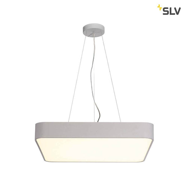 Medo 60 Square LED ceiling light silver grey 1-10V 3000K with elegant design and a pleasant lighting effect.
