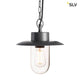 Molat E27 Outdoor Pendelleuchte Anthrazit IP44 - elegante Außenleuchte aus Aluminium und Glas, mit IP44 Schutzart.