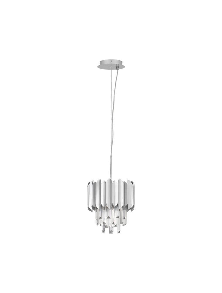 Magnolia Pendelleuchte E14 Ø 25cm mit modernem Design und Kristallprismen für stimmungsvolles Licht.