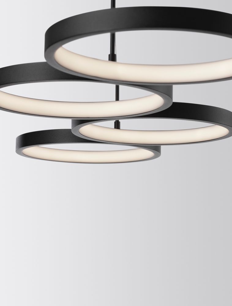 Magnus LED hanger lamp 4-flame 3000K