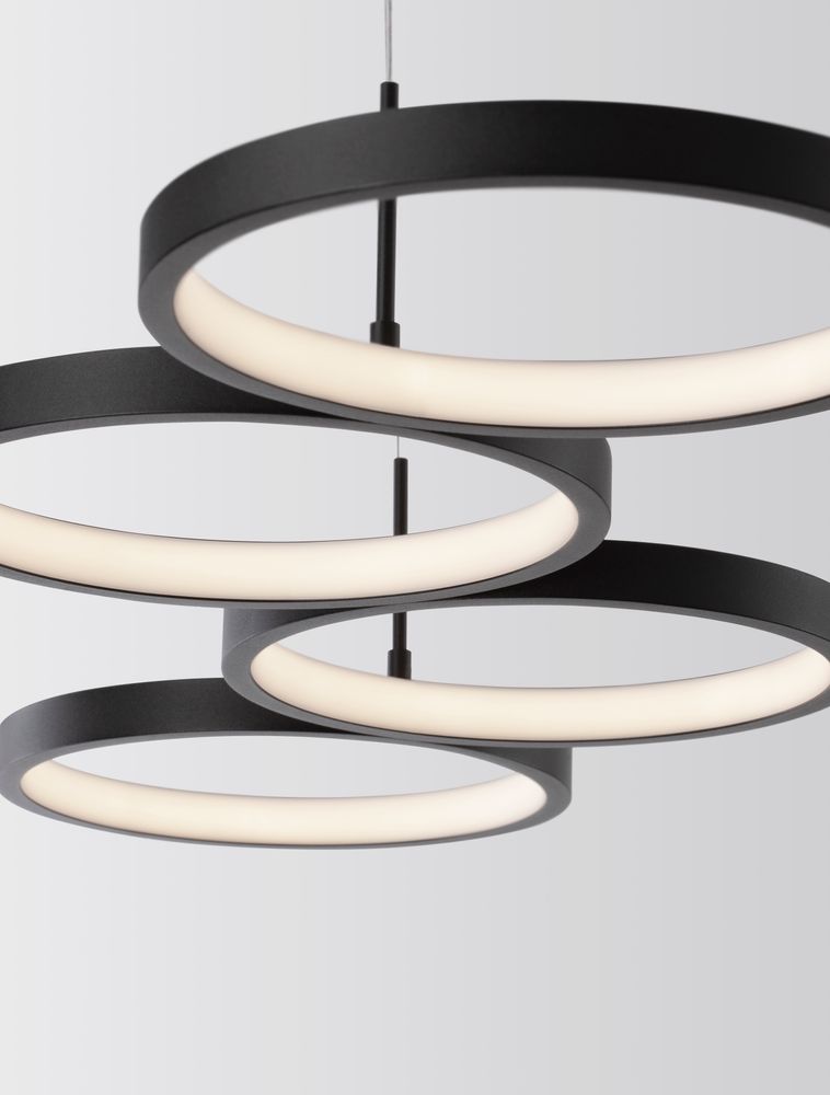 Magnus LED hanger lamp 4-flame 3000K