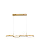Magnus LED Pendelleuchte 4-flammig 3000K in modernem Design mit goldener Oberfläche und dimmbaren LEDs.