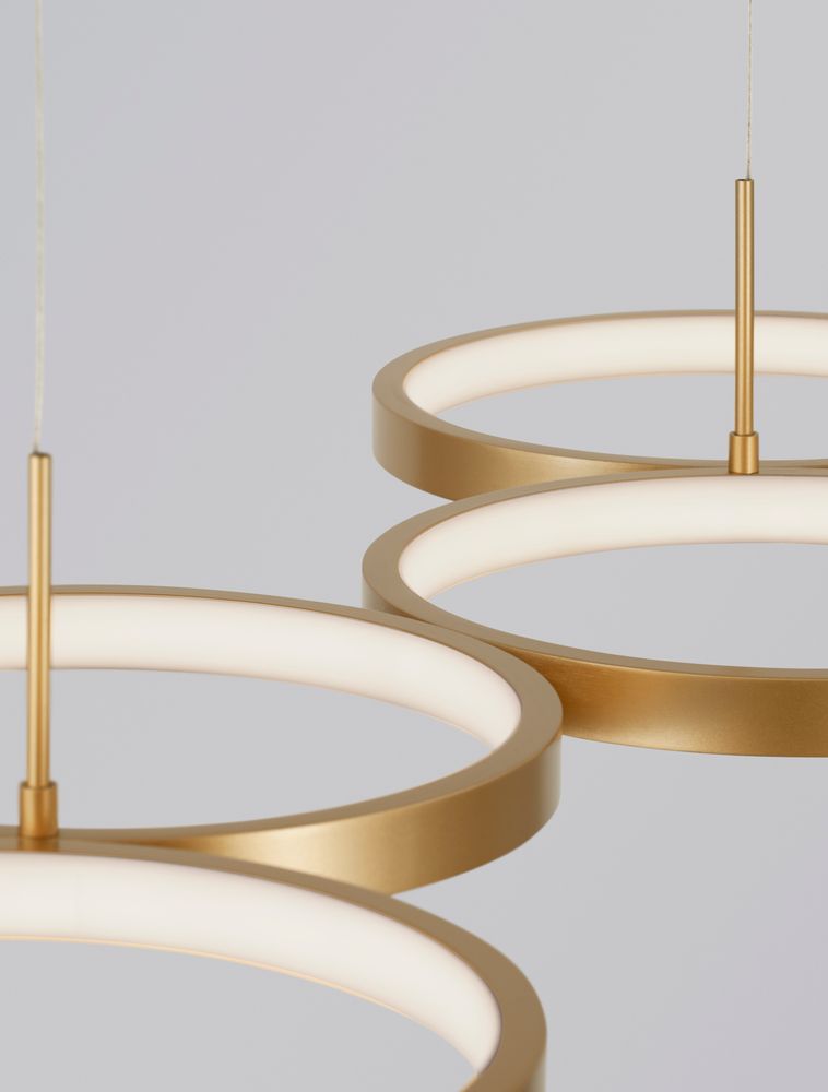 Magnus LED hanger lamp 4-flame 3000K