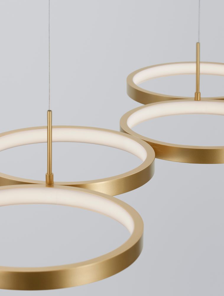 Magnus LED hanger lamp 4-flame 3000K