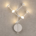 Adn LED-Wandleuchte Medium in modernem Design mit sechs Lichtquellen für stilvolle Raumbeleuchtung.