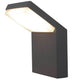Alpine Außen-LED-Wandleuchte mit modernem Design und eckiger Form, ideal für Außenbereiche.