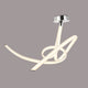 Armonia 56cm LED-Deckenlampe in geschwungener Form und modernem Design für stilvolle Innenräume.