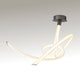 Armonia 56cm LED-Deckenlampe mit geschwungener Form und hochwertiger Verarbeitung