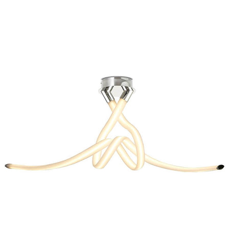 Armonia LED-plafonnier 114 cm avec une forme fluide et un design haut de gamme en métal et en plastique.