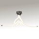 Armonia LED-Deckenlampe 114cm mit modernem, geschwungenem Design und hochwertiger Verarbeitung.