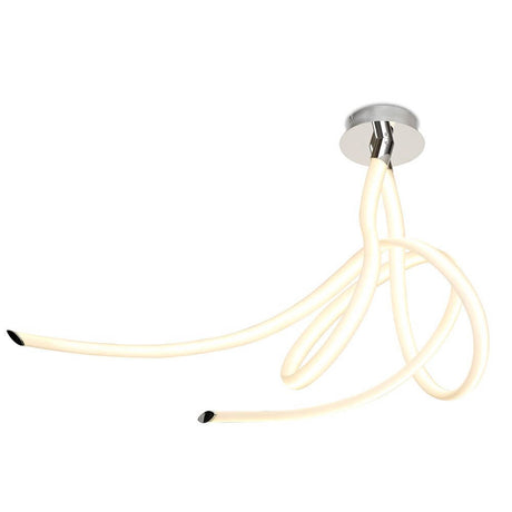 Plafonnier Armonia LED de 68 cm avec une forme galbée et un effet lumineux élégant dans une finition haut de gamme.