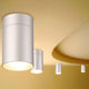 Aruba zylinder Spotleuchte Klein in elegantem Design, Metall und Kunststoff, ideal für moderne Räume.