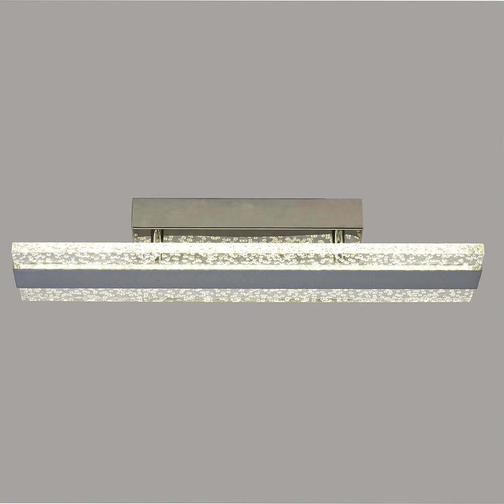 Moderne Burbuja LED-Wandlampe in Chrom-Design mit eleganter Lichtwirkung.