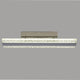 Burbuja LED-Wandlampe Chrom mit eckiger Form und moderner Chrom-Oberfläche.
