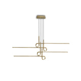 Cinto 4-liekki kaareva LED-ripuston lamppu 4-liekki