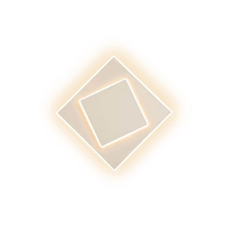Elegante Dakla LED-Wandlampe klein in eckiger Form für moderne Lichtakzente.