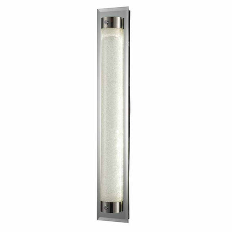 LED Wandlampe Tube Chrom Glas in modernem Design, ideal für Eingangsbereiche und Lesezonen.
