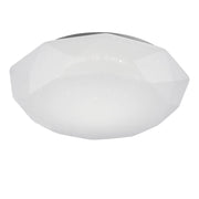 Diamant II LED-Loftslampe stor i firkantet form lavet af plastik i hvid til stilfulde opholdsrum.