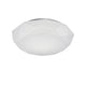 Diamante II kleine LED-Deckenleuchte - elegante, eckige Form in Weiß, ideal für Wohnzimmer und Essbereiche.