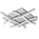 Dimmbare LED-Deckenlampe Nur Quadrat in eleganter Form und hochwertiger Verarbeitung.