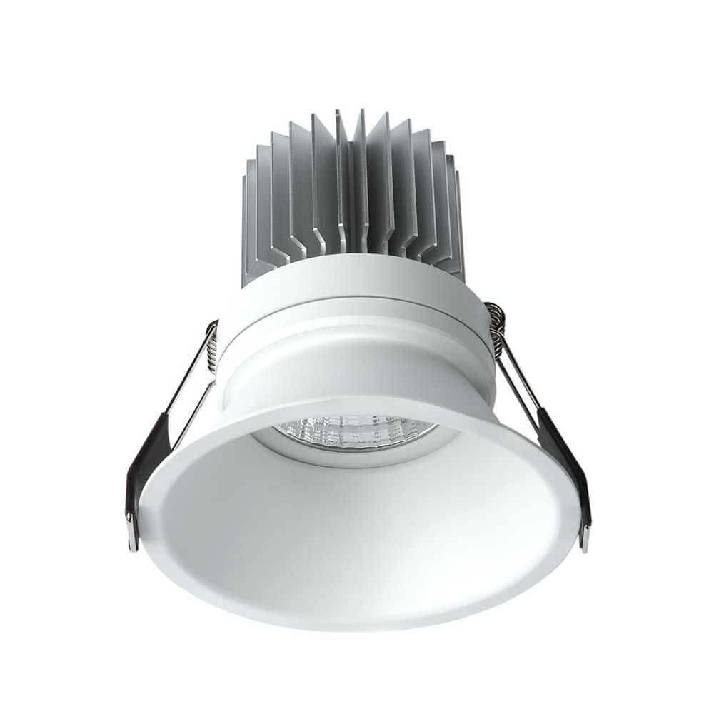 Formentera LED-Einbaustrahler 7,5cm Abschnitt Rund Weiß