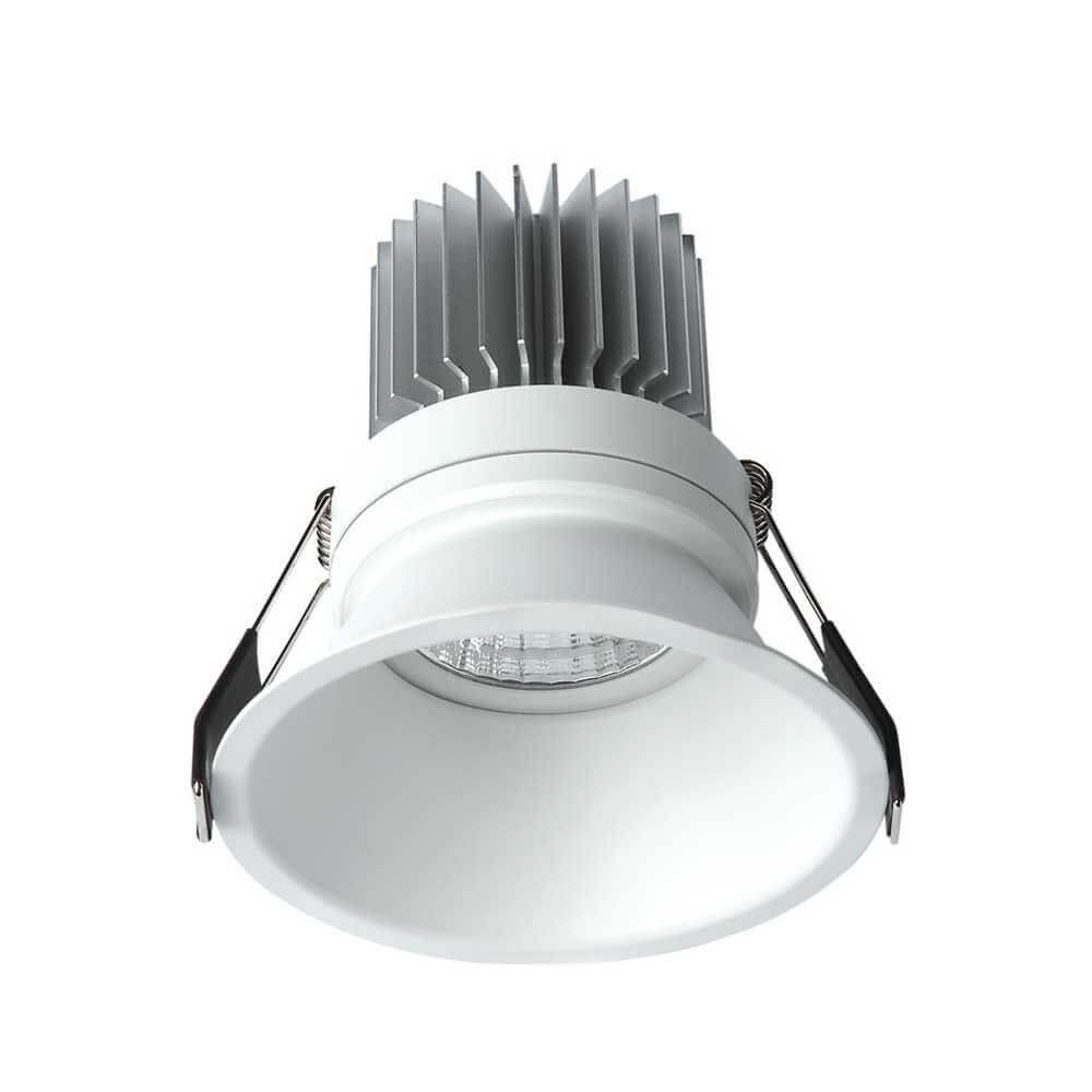 Formentera LED-Einbaustrahler 7,5cm Abschnitt Rund Weiß