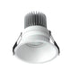 Formentera LED-Einbaustrahler 7,5cm Abschnitt Rund Weiß - moderner, eleganter Einbaustrahler in Weiß-matt.