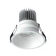 Formentera Rund LED-Einbauspot 10cm Weiß Abschnitt mit runder Form und hochwertiger Verarbeitung.