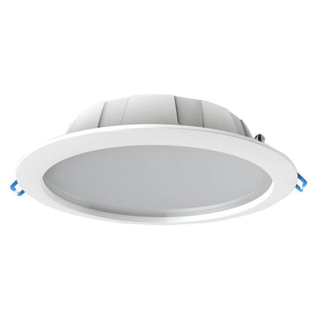 GracIosa LED-lampe encastrée 24 cm de forme ronde, en métal et plastique, idéale pour les intérieurs modernes.