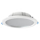 GracIosa LED-Einbaulampe 24cm in runder Form, aus Metall und Kunststoff, ideal für moderne Wohnräume.
