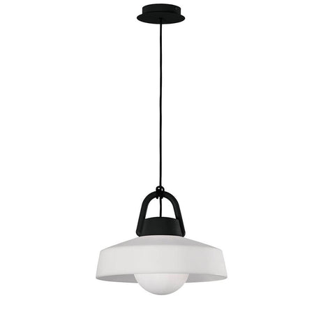 Kinke pendant lamp with an elegant design in grey and anthracite, typical of modern interiors.
