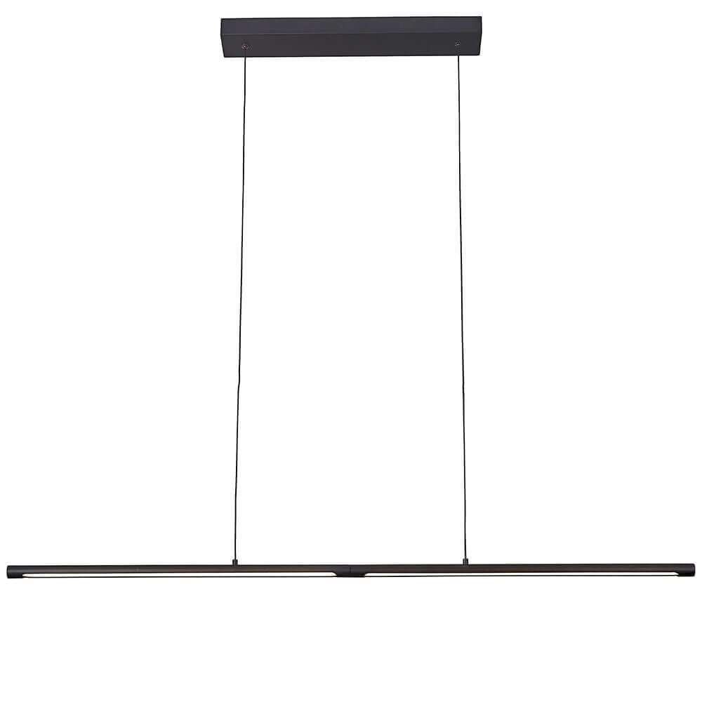LED-Hängeleuchte Torch in modernem Design mit eckiger Form und Metallmaterialien.