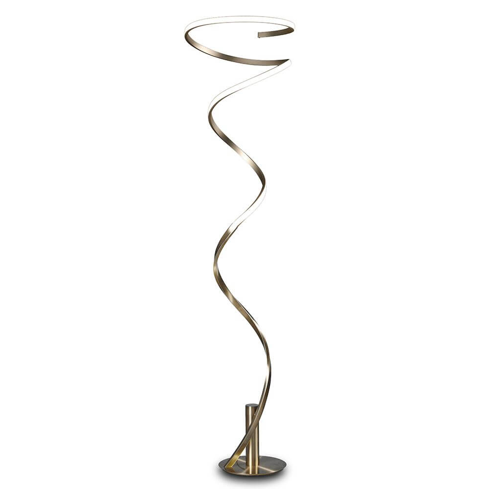 Helix curved LED standing lamp