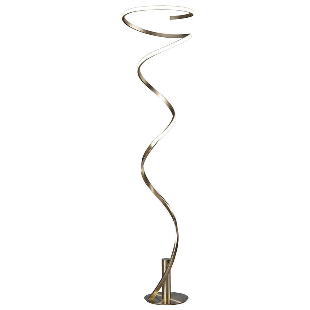 Helix curved LED standing lamp