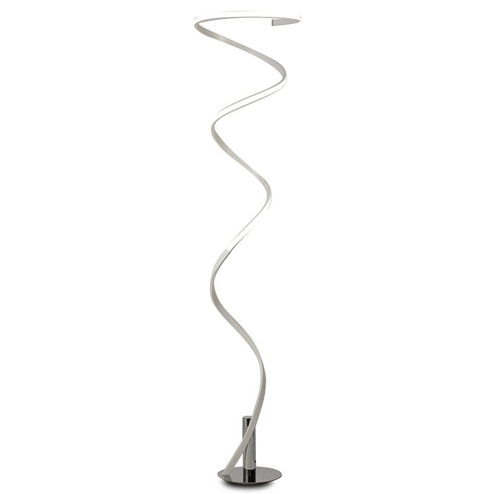 Helix curved LED standing lamp