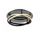 Infinity LED-Deckenlampe Dimmbar mit modernem Lichtdesign und runder Form aus Metall.
