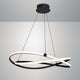 Infinity LED-Pendelleuchte Groß mit modernem Design und eleganter Lichtwirkung, ideal für Wohnzimmer und Essbereiche.
