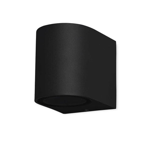 Kandanchu Outdoor Wandleuchte in schwarz, moderne eckige Form für wetterfeste Außenbereiche.