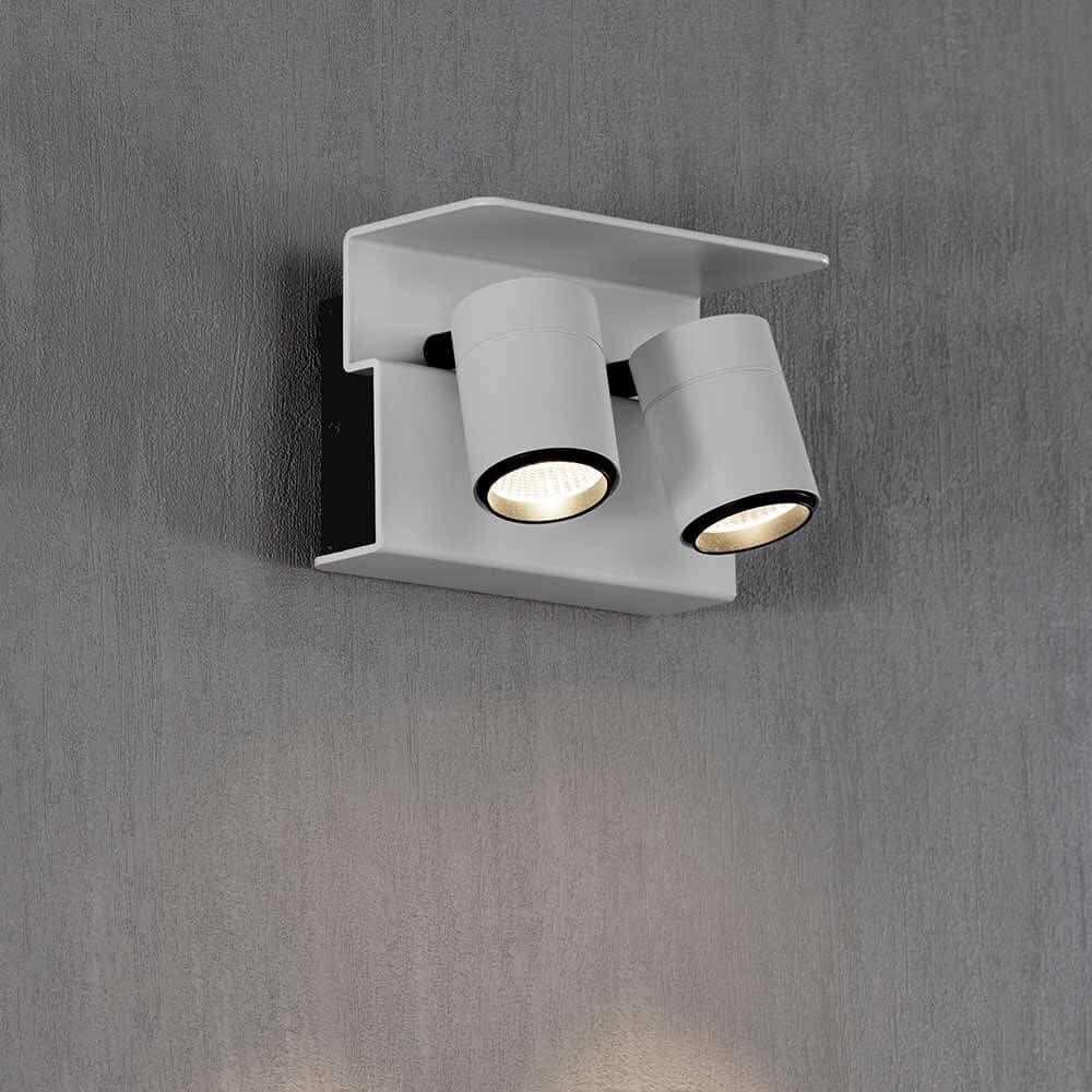 LED ceiling lamp Boracay white-matt, black