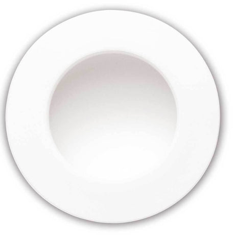 LED-lampe encastrée Cabrera 15cm Blanc - luminaire encastré rond et moderne en blanc mat pour des espaces de vie élégants.