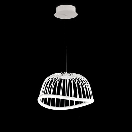 LED-Small Celeste pendant lamp with modern design and elegant light effect in a round metal form.